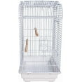 thumbnail image 4 of King's Cages ES 1814 03 18" W x 14" D x 22" H Bird cage Toy Toys Cockatiels Canaries (White), 4 of 5