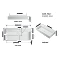 thumbnail image 3 of Serene Valley 40 Inch Wall Mount or Countertop Solid Bathroom Sink, White, 3 of 9