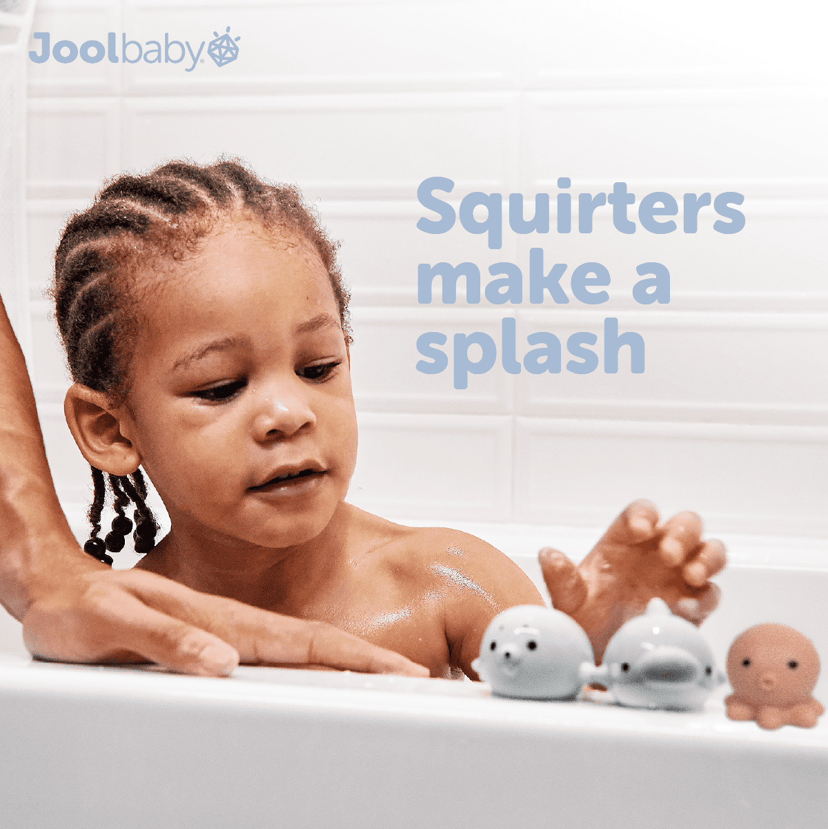 Jool Baby My First Bathtime Bath Toys Gift Set with Storage Bag, 12 Pieces