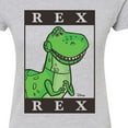 thumbnail image 3 of Toy Story 4 - Type Block Rex - Juniors Fitted Graphic T-Shirt, 3 of 5