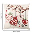 thumbnail image 3 of BallsFHK Valentine's Day Pillow Cover 17.7x17.7 Inch Heart Design - Cozy Throw Cushion Case For Bedroom, Sofa & Couch, Perfect Home Decor For Love & Romance, 3 of 5