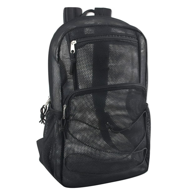 Trailmaker - Unisex Deluxe Mesh Backpack with Bungee Cord & Adjustable ...
