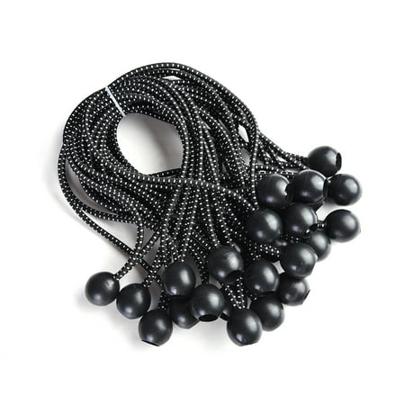 

Yescom 25pcs 9 Elastic Ball Bungee Loop Cord Tie Down Strap Fix Tent