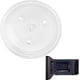 thumbnail image 1 of Placa de vidrio duradera para horno microondas, placa para microondas, 1 of 5