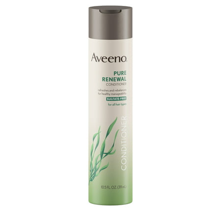 Aveeno Pure Renewal Hair Conditioner, Sulfate-Free, 10.5 fl. (Best Conditioner For Soft Silky Hair)