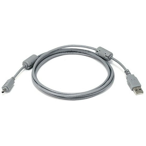 Monoprice 6ft USB A Male to 4pin USB MiniB Male Cable for Fuji