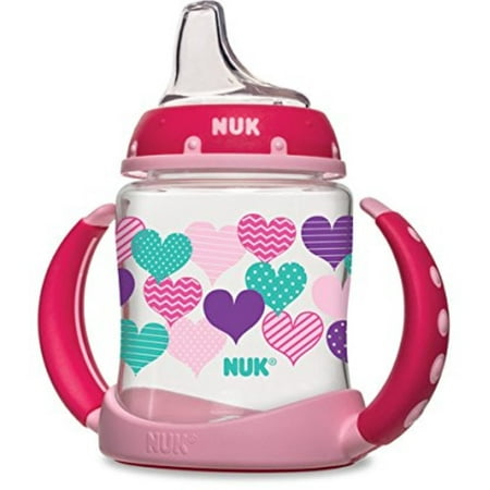 NUK Learner Cup with Silicone Spout, Assorted Colors 1 ea (Pack of 6)