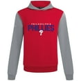 thumbnail image 2 of Men's Levelwear Red Philadelphia Phillies Throwback Carve Ultimate Hoodie, 2 of 3