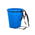 thumbnail image 3 of Cesta trasera Macarena de PP para exteriores Cubo redondo con correas para los hombros Azul, 3 of 8