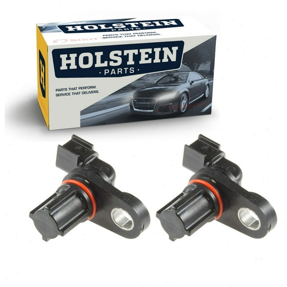 2 pc Holstein Rear Left ABS Wheel Speed Sensors compatible with Ford F-250 Super Duty 2005-2010