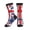 3 Black, variant on Men's Uk Flag Union Jack Novelty Athletic Socks Women's Digital Printing Funky Patterned Crew Socks