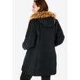 thumbnail image 2 of Roaman's Women's Plus Size Double Layer Puffer Coat, 2 of 6