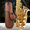 thumbnail image 6 of Kokiya Alto Saxophone Case Oxford Cloth Backpack with External Pocket Beginner Case brown, 6 of 9