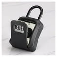 thumbnail image 1 of 4 Digit Code Box Outdoor Password Key Box Extended Locking Hook Steel Wire Hanging Key Storage ,Easy to Install, 1 of 7