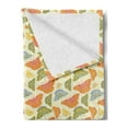 thumbnail image 2 of Butterflies Soft Flannel Fleece Throw Blanket, Hand Drawn Sketchy Interpretation, Cozy Plush for Indoor and Outdoor Use, 50" x 70", Cream Multicolor, by Ambesonne, 2 of 5