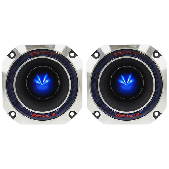 Pair Rockville RT4 2" 240w Car Tweeters CEA Compliant Titanium Compression Horn