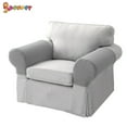 thumbnail image 2 of Spencer 2 Pieces Stretch Fabric Armrest Covers Anti-Slip Sofa Arm Chair Slipcovers Furniture Protectors for Recliner Sofa "Gray", 2 of 6