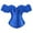 Blue, variant on JIKNTTR Bustier Corset Top For Women Lace Up Vintage Boned Bustier Corset Overbust Corset Bustier Lingerie Bodyshaper Lace Bustier Corset Tops