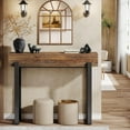 thumbnail image 5 of Tribesigns 41" Wood Console Table with Storage, Industrial Small Entryway Table with Mesh Metal Legs, 5 of 7