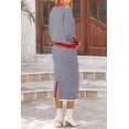 thumbnail image 2 of Conjunto Coordinado PRETTYGARDEN Suéter y Falda de Punto a Rayas, 2 of 8