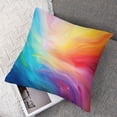 thumbnail image 7 of JRXY Pillow Covers Art Rainbow LGBT Print Throw Pillow Covers Farmhouse Pillowcase Home Decor Living Room House Decorative for Sofa Couch 2 pcs White, 7 of 7