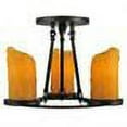 thumbnail image 2 of Meyda Tiffany 110508 14" W Carpathian 3 Light Semi-Flushmount Ceiling Fixture - Wrought, 2 of 2