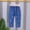 Blue A, variant on Asxite Toddler Girls Jeans Casual Loose Wide Leg Fall Pants Solid Soft Elastic Waist Pockets