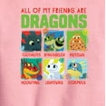 thumbnail image 2 of How to Train Your Dragon - All My Friends Are Dragons - Toddler And Youth Crewneck Fleece Sweatshirt, 2 of 4
