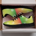 thumbnail image 3 of Marijuana Leaf Shoes for Men Women Casual Running Walking Tennis Sneakers Gifts for Marijuana Lover Black Size 12, 3 of 5