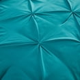 thumbnail image 6 of Pinch Pleat Duvet Cover Set, 3Pc Luxurious Premium Pintuck Style Comforter Cover, 6 of 18
