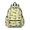 Tractor and Trailers Cream Pattern, variant on Tractor and Trucks White Pattern Cute School Backpack with Padded Back and Adjustable Shoulder Straps 13.4"x11"x4.7"