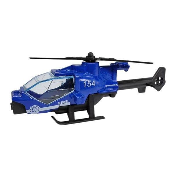 Helicóptero de Juguete Pequeño de Aleación Fundida a Presión para Niños, Adultos Y Niños. Helicóptero de Juguete de Colección. Avión para Estantería,