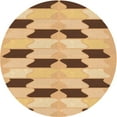 thumbnail image 1 of Ahgly Company Indoor Round Patterned Red Fox Red Area Rugs, 5' Round, 1 of 6