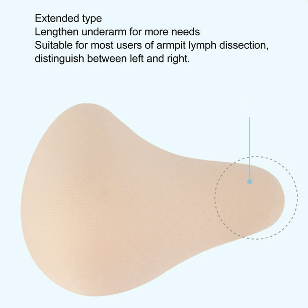 Post Mastectomy Breast Forms,Artificial Symmetrical Breast Mastectomy Push  Up Bra Inserts Mastectomy Prosthesis Ultra Responsive