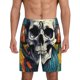 thumbnail image 1 of Fotbe Modern Hip-Hop Skull Pantalones Cortos de Pijama para Hombre, Ropa de Dormir, Pantalones de Pijama Cortos para Hombre-XX-Large, 1 of 6