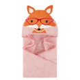 thumbnail image 2 of Hudson Baby Infant Girl Cotton Animal Face Hooded Towel, Foxy, One Size, 2 of 2