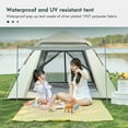 thumbnail image 4 of golytefs Easy Pop Up Camping Tents Waterproof Two Doors Instant Tent Automatic Quick Opening Large Size Family Tent for Family Camping Hunting Hiking Mountaineering, 4 of 9