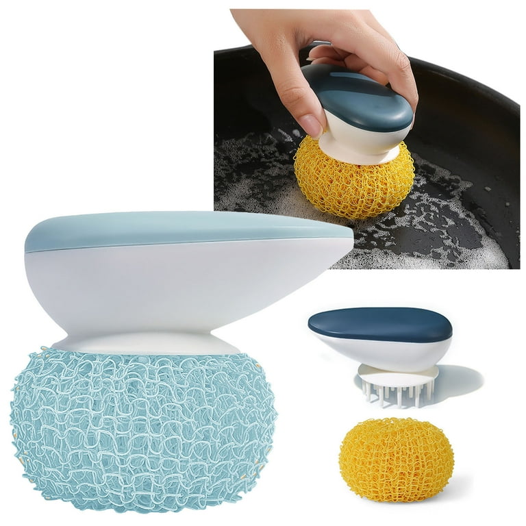 Nano Cleaning Ball, Set of 4 - Pot Scrubber - Dish Scrub Brush