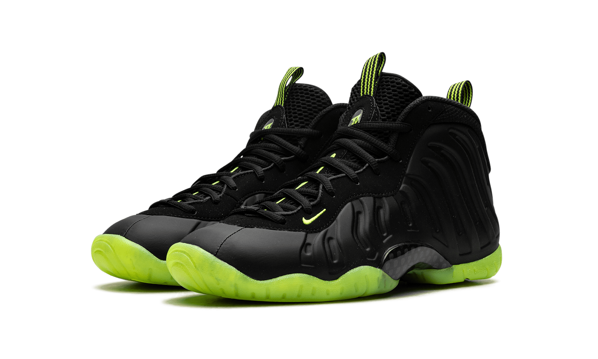Nike Foamposite One - Black Volt Green (HF0977-001) Size 7Y Women\'s 8.5 NIB Nike Little Posite One  main image 3