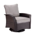 thumbnail image 3 of Sun Terrace Williamsport Steel Outdoor Dining Arm Chairs - Set of 2, Gray, 3 of 8