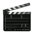 thumbnail image 1 of Acrylic Clapperboard Film Clapboard Movie Director's Slate Cut Action Scene, 1 of 6