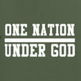 thumbnail image 5 of Wild Bobby One Nation Under God Inspirational/Christian Men Premium Tri Blend Tee, Military Green, Small, 5 of 5