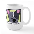 thumbnail image 2 of CafePress - Anime Blue Heeler Large Mug - 15 oz Ceramic Large White Novelty Mug, 2 of 6