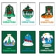 thumbnail image 1 of Juego de tarjetas de felicitación navideñas Tarjeta de felicitación creativa con pegatina de sobre, 1 of 5