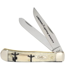 WR Case XX Pocket Knife 7948 NATURAL SMOOTH BONE TRAPPER-SON(6254 SS ...