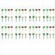 thumbnail image 1 of Children's Fruit Pick Needle Sticks, Toothpick Decorations, 1 of 5