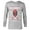 Athletic Heather, variant on Deadpool Bah Humbug Holiday - Long Sleeve T-Shirt for Men - Customized-Athletic Heather
