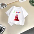 thumbnail image 3 of Ropa de verano para niños, camiseta deportiva informal de algodón puro para niños y niñas, camiseta de algodón cómoda, camiseta de moda, 3 of 5