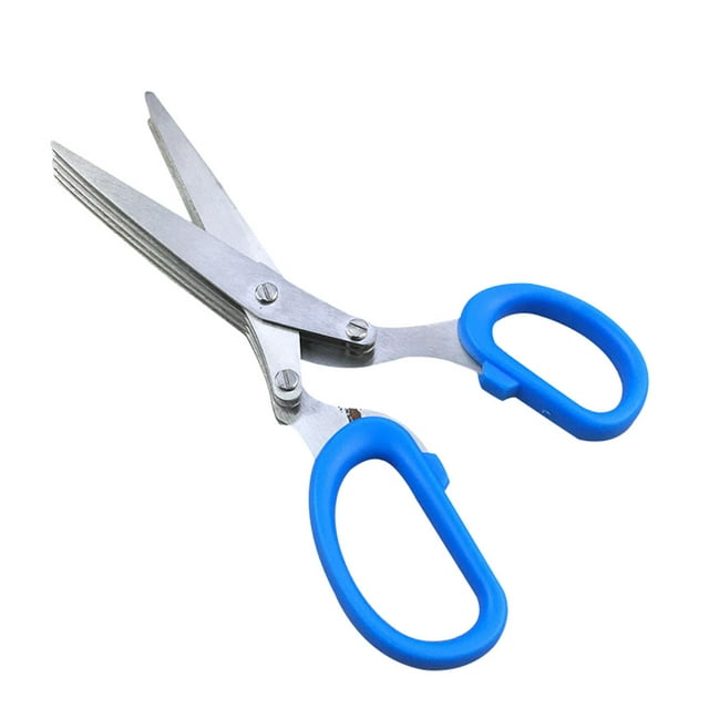 Zootealy Five-Layer Vegetables Laver Scallion Children Complementary Food Tool Office Shredding Scissors