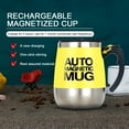 thumbnail image 2 of EGNMCR Hand Mixer Mixer Grinder Stainless Steel Electric Stirring Cup With Lid, Automatic Magnetic Stirring Cup Mixing cup, 2 of 2